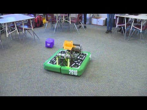 Jackson High School robotics team advances to world championships - YouTube