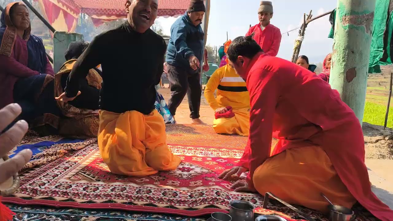 गरुड़ अयारतोली की जागर नया डांगर अवतार  जयभैरवनाथ