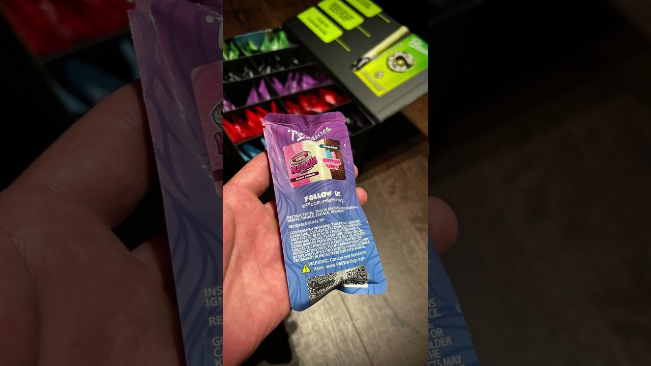 Pleasures hash holes back on hand  new flavors 