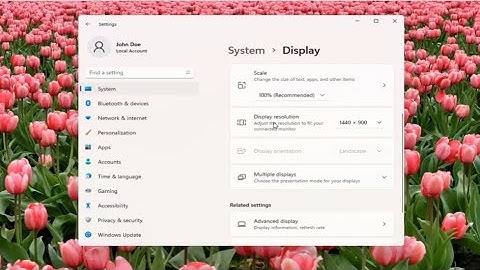 Change Display Resolution Windows 11 [Tutorial]