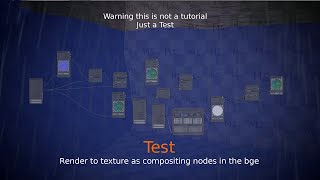 Render to texture as compositing nodes bge Test