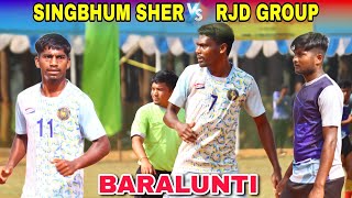 Singbhbhum Sher  Rjd Group 1st Round  At  Adivasi Club Baralunti Football Match 2025