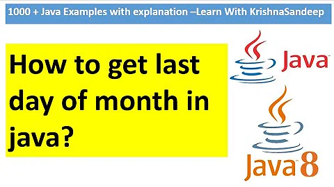 How to get last day of month in a given String date?