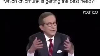 which chipmunk is getting the best head?? 🤔