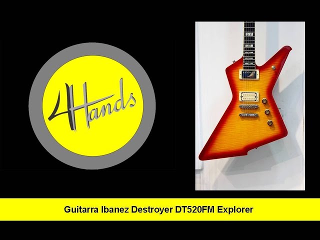 Guitarra Ibanez Destroyer DT520FM Explorer - YouTube