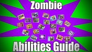 Zombie Abilities Guide PvZ Garden Warfare