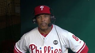 PHI@CIN: Samuel on Asche's transition to outfield