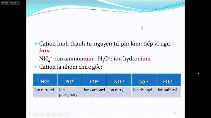 Hợp chất vô cơ là gì năm 2024