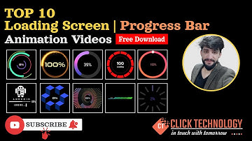 Loading Screen Animation Video Effect - Free Download no Copyright