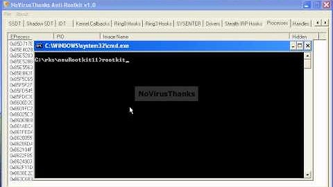 NoVirusThanks Anti-Rootkit - Detection and Removal of NewRootkit11