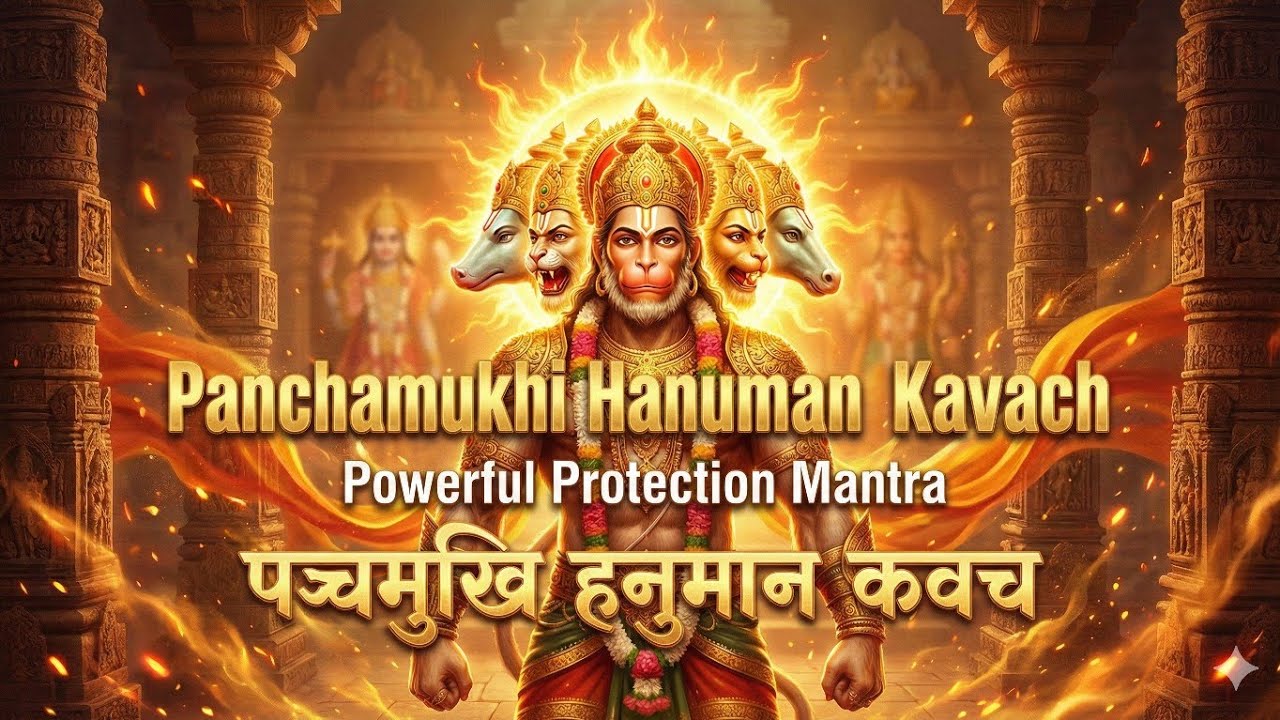 Panchmukhi Hanuman Kavach!! #viral Powerful Mantra | पञ्चमुखि हनुमान कवच