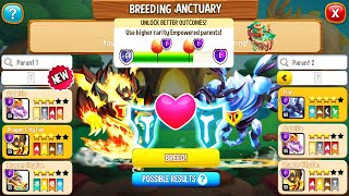 NEW BREEDING: Flame Titan Dragon vs Ice Titan Dragon | DRAGON CITY 2021! 