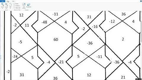 Module 1:  Color By Number directions,