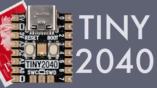 First Look at the Tiny 2040 - New RP2040 Board!