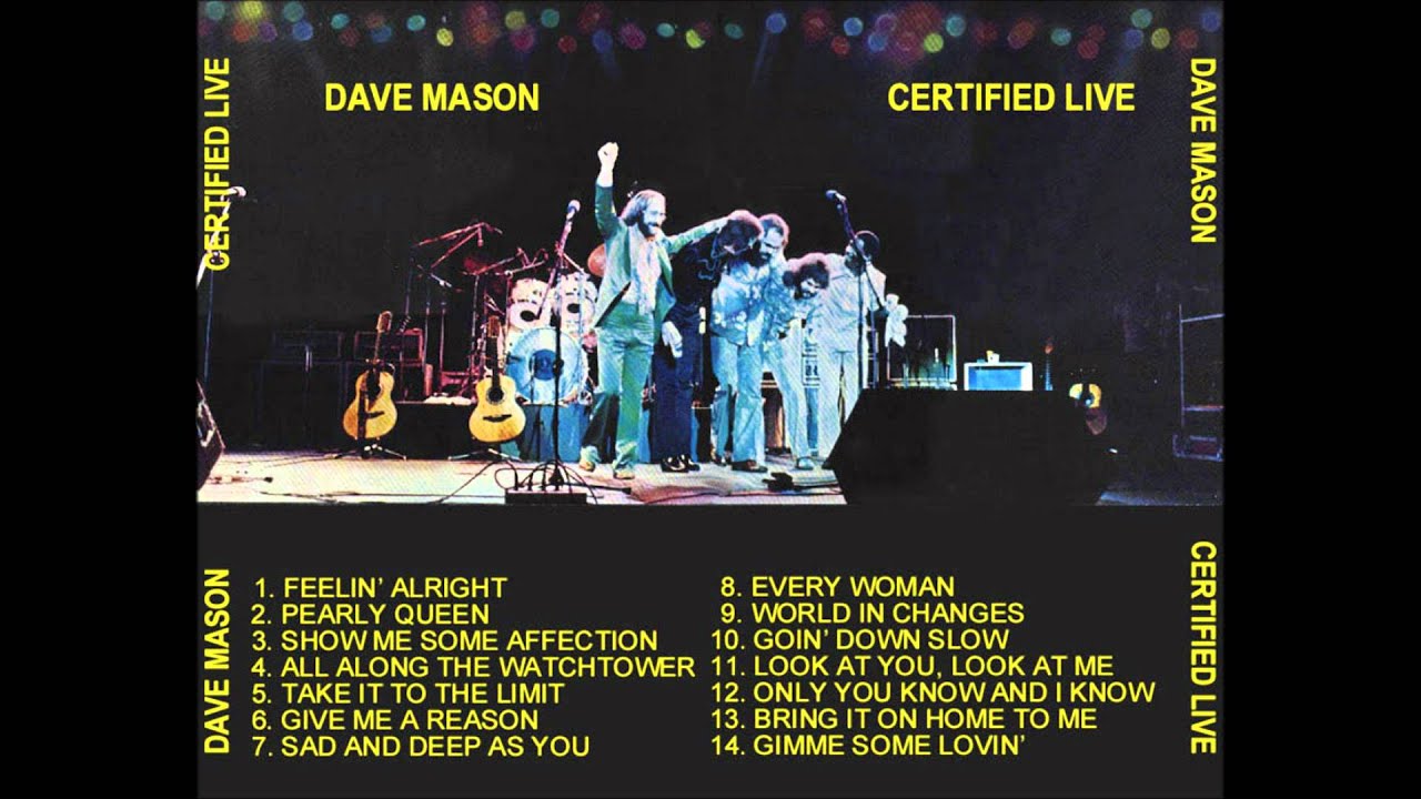 DAVE MASON / Certified Live (LP) / Columbia | WAXPEND RECORDS
