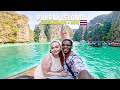 Phi phi islands thailand travel vlog snorkling long tail boat ride  more 