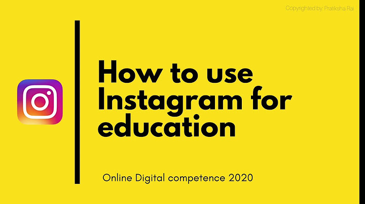 Instagram for Education