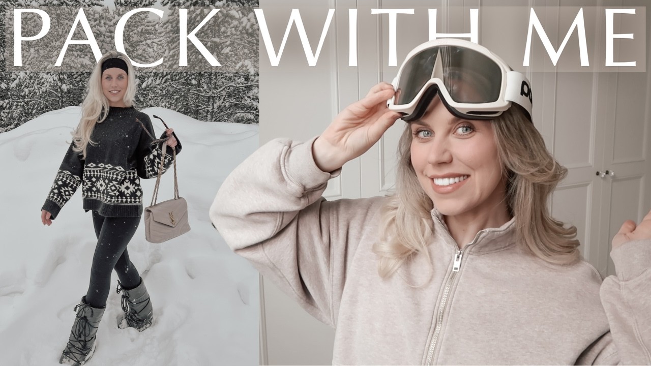 PACK WITH ME Ski Trip ❄️ Geneva Morzine France March 2026 1 Week Essentials