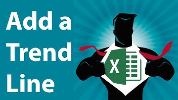 Excel: Add a trend line