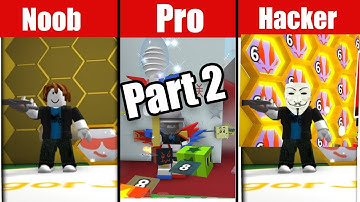 Bee Swarm Simulator / Noob vs Pro Vs Hacker Part 2