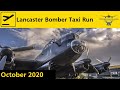 Lancaster Bomber Startup And Taxi Run - Just Jane NX611 - East Kirby