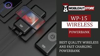 King Power 10000 mah 10 watt mobile Wireless Powerbank - Best budget wireless power bank in Pakistan