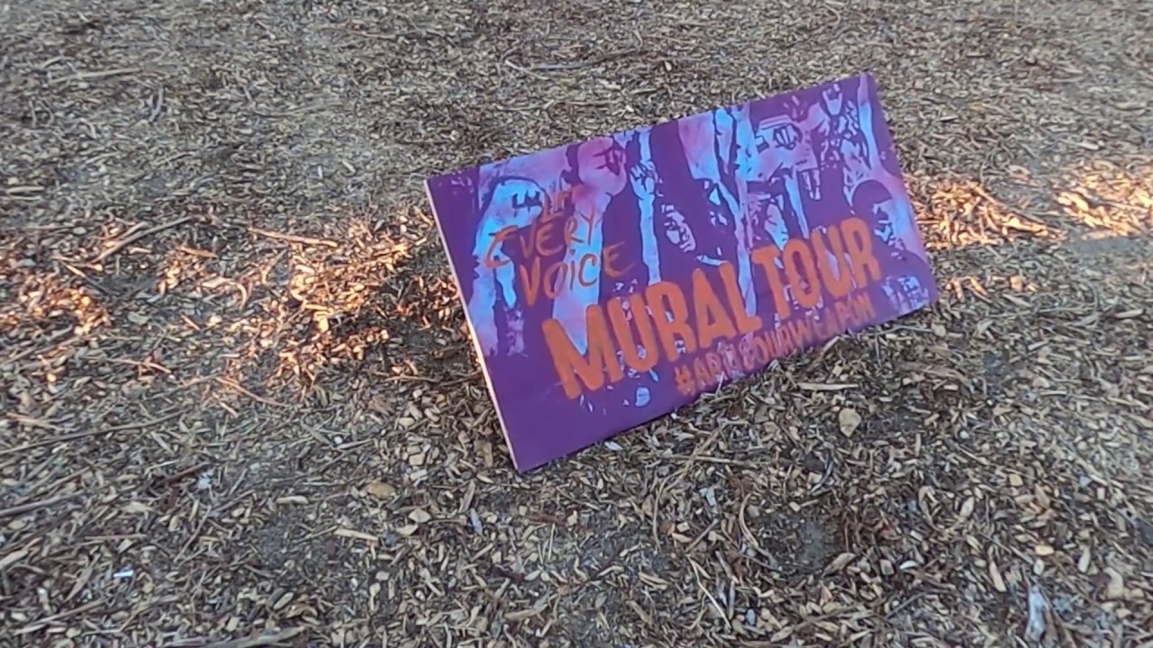 Fresno Community Gardens "BLACK & BROWN LIVES MATTER" Lift Every Voice Mural Tour 