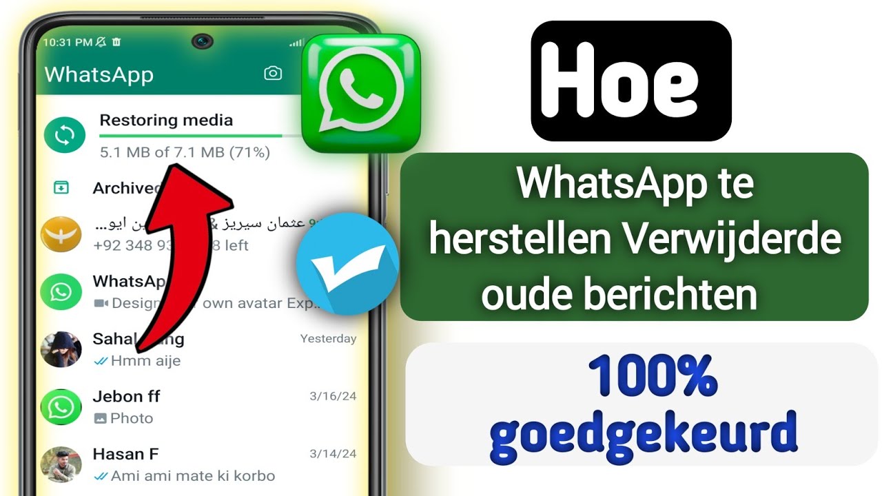 Hoe oude WhatsApp-verwijderde berichten te herstellen | Herstel