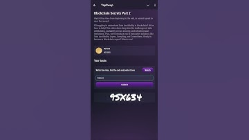 Blockchain secrets part 2 : Tapswap new code 30 july. #tapswap