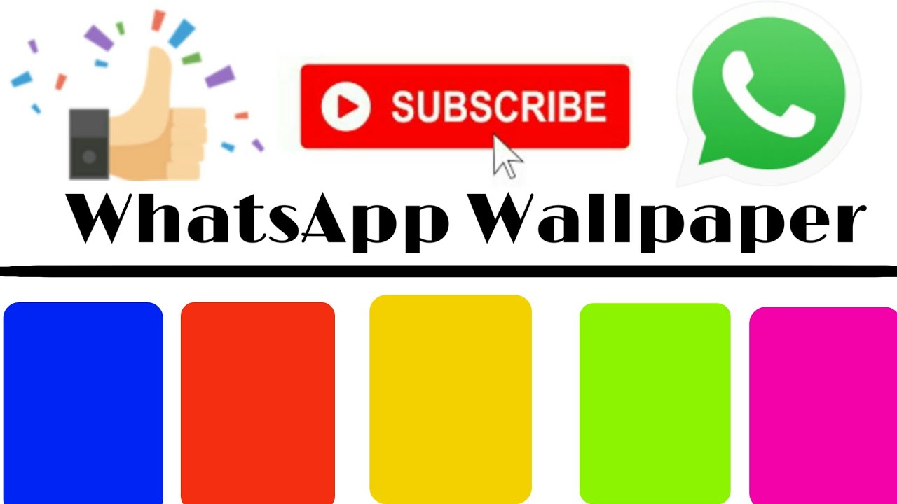 set WhatsApp  Wallpaper  background  YouTube