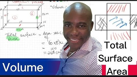 Volume and Total Surface Area Of A Rectangular Prism #dellymathsconcepts #cxcmaths #gcse