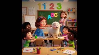 Mary Had a Little Lamb 🐑 | Fun & Learning Nursery Rhymes #kids #parentlife #toddlertime #cartoon
