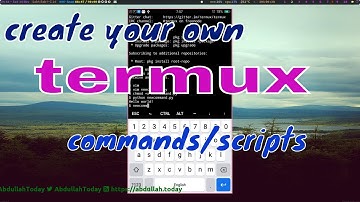 How to create scripts/commands for termux || Termux commands 2020