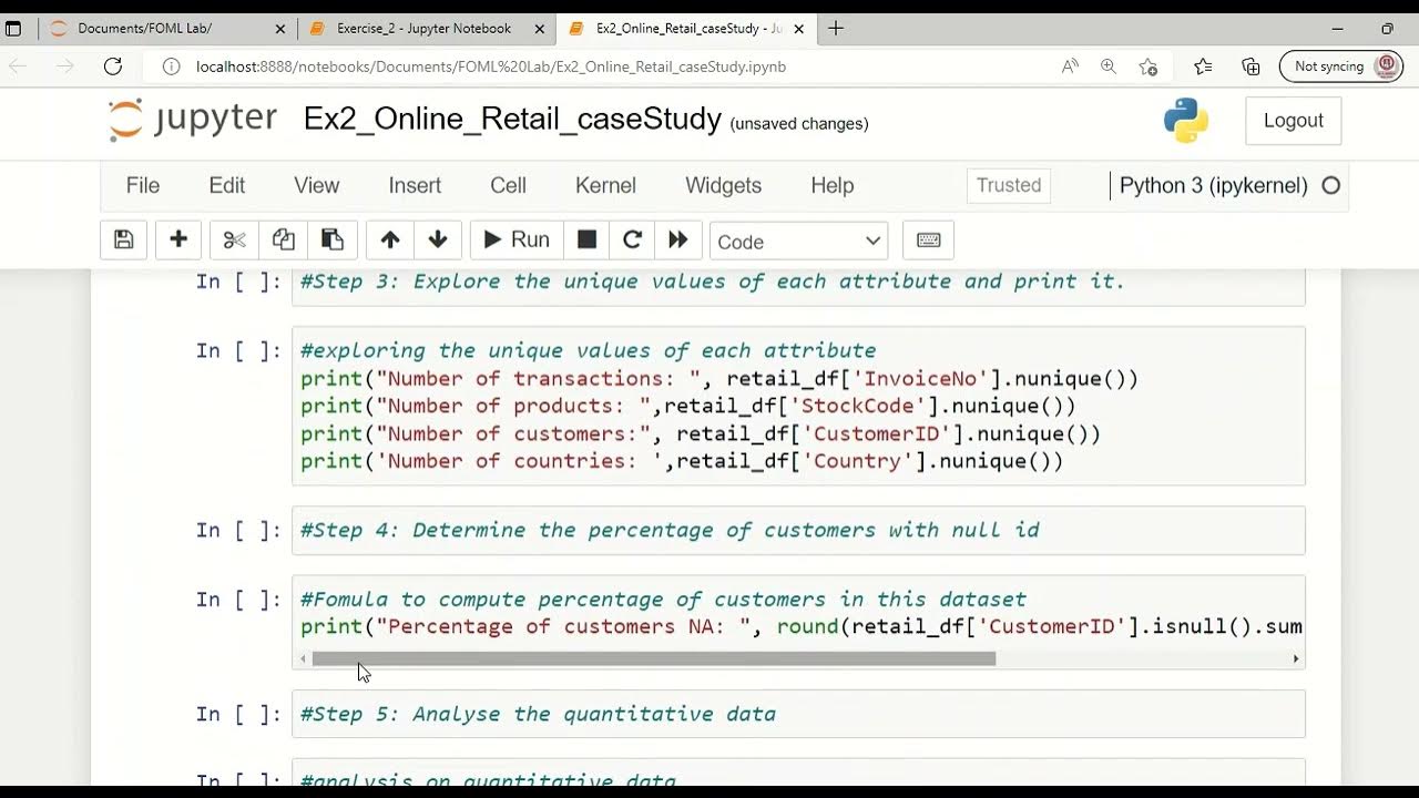 Demo of Online Retail customer Exploratory Analysis - YouTube