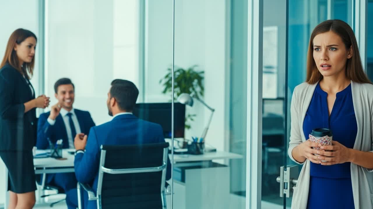 Llegué temprano a su oficina… y escuché cómo hablaba de mí con su “amiga del trabajo” — lo que hice…