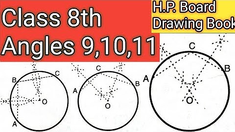 Class 8th Questions 9,10,11 H.P. Board drawing Book