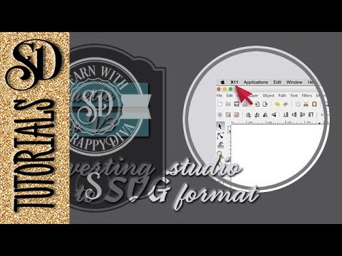 Download Convert Your Silhouette Studio Files To Svg Format Youtube