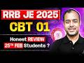 RRB JE 2025 CBT-01 Honest Review | Beware 25th Feb Students | Ankit Goyal | One Man Army