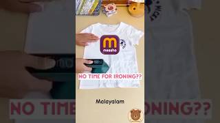 Mini electric steam iron for busy mom and traveller’s 🤯.comment for link🍄