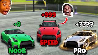 BATTLE OF AURA! 😨 Noob vs IShowSpeed vs Pro! | Extreme Car Driving Simulator #gaming screenshot 1