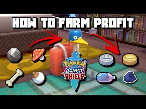 How to Easily Farm PROFIT/RARE ITEMS in Pokémon Sword and Shield!