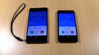 Sony Xperia Z3 vs Z3 Compact incoming call