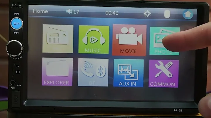 Autoradio - 7010B 7'' HD 2 DIN Bluetooth  USB/FM/MP5/MP4/MP3 Player