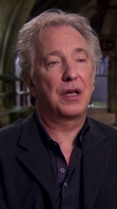 Alan Rickman Almost Quit Harry Potter Until He Knew This Secret... #shorts