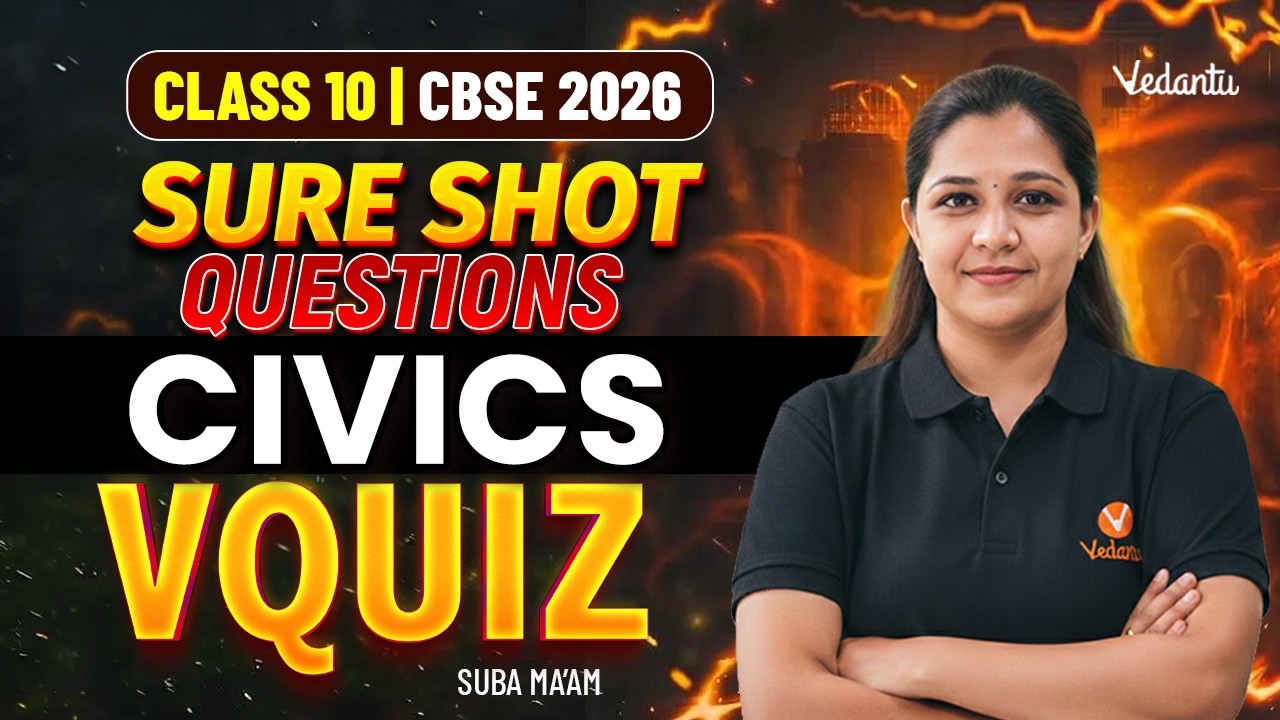 Civics | Sure Shot Questions | VQuiz | Social Science | Class 10  CBSE 2026 | Suba Ma'am