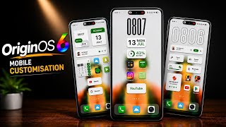 OriginOS 6 Mobile Premium Home Screen Customisation 🥵 Setup | Best Customization Guide