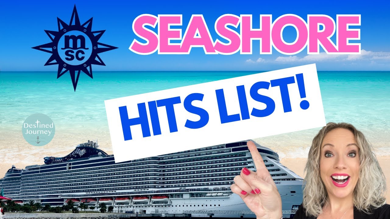 HITS on the MSC Seashore ~ Sharing all good stuff on this ship!