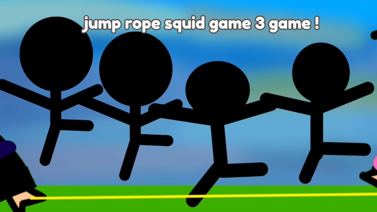jump rope squid game 3 game #squid game 3 - YouTube