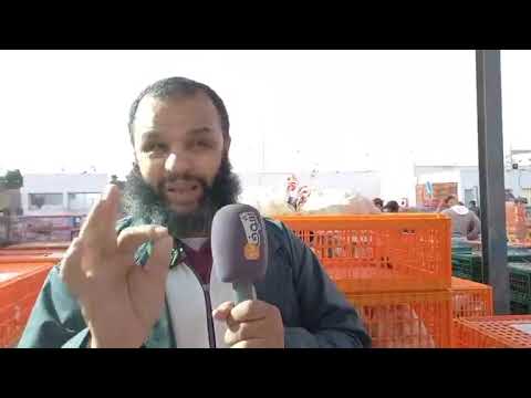 من قلب سوق الدواجن بالجملة البيضاء الحمد لله الدجاج طاح فالثمن وهابشحال غادي تشريوه فكازا والنواحي