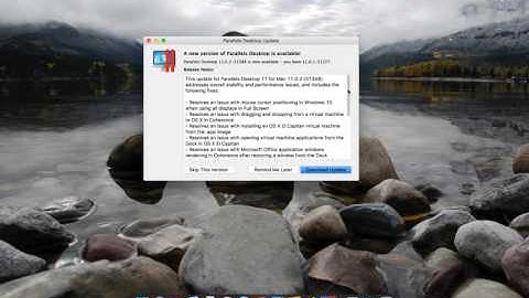 Parallels Desktop (11.0.2-31384) For Mac